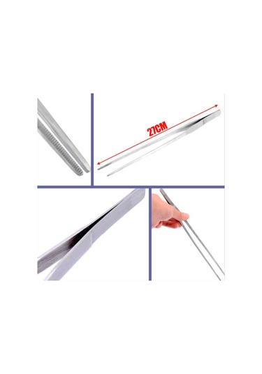 Omeniv Ekstra Uzun Maşa Cımbız Kamp Outdoor Kamping Karavan