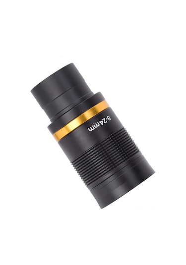 Wezone Tam Metal Güneş Gözlüğü, 8-24mm Sürekli Yakınlaştırma, Yeşil Filmi, 1.25 İnç Astronomi Arayüzü, Ay Ve Gezegen Gözlemi İçin Uygun