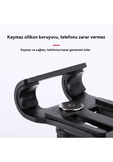 Bisiklet Alüminyum Alaşımlı Sa Telefon Tutacağı, Bisiklet Ve Motosiklet Navigasyon Standı Golden