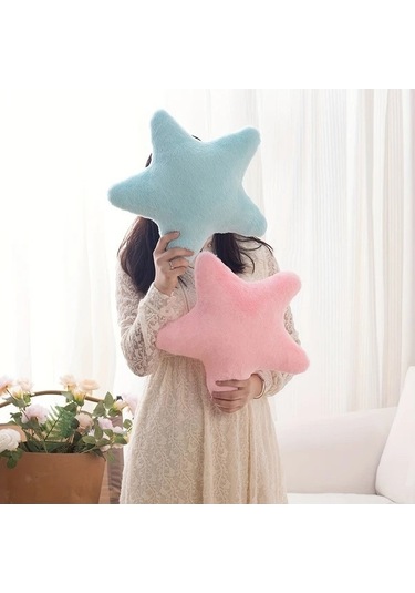 Trendooze Gaojunshop01 Pembe Yıldız Yastık 30cm, Modern Dekorasyon Pembe