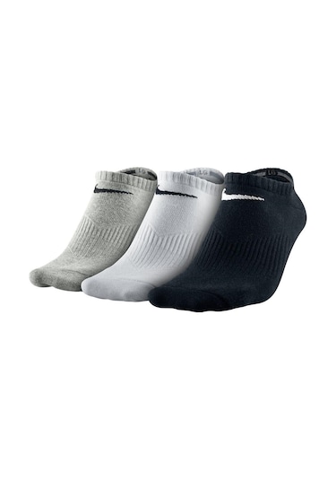 Nike Lightweight No Show Erkek Çorap 3'Lü Karışık Sx4705-901 Çok Renkli