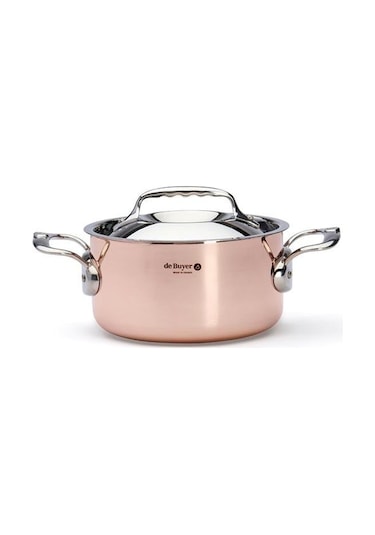 De Buyer Prima Matera Bakır Tencere 16 Cm - Copper