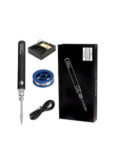 Valkyrie Şarjlı Kablosuz Lehim Makinası - 5 Saniyede Isınma - 30 Dakika Kullanım - Usb Type-c Şarj - 3 Farklı Isı Modu - 450 Derece