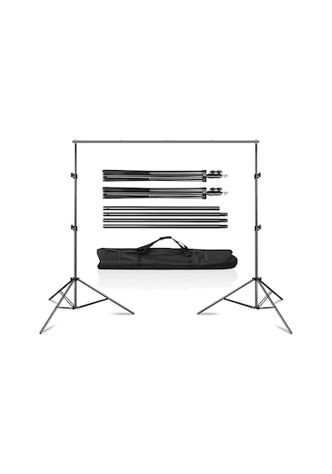Cazipshop 2x3m Fon Standı Background Fon Perde Için Stand