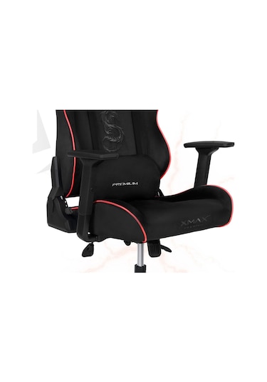 Rio Balerion Terletmez Kadife Kumaş Siyah Gaming Oyuncu Koltuğu - 15 Siyah