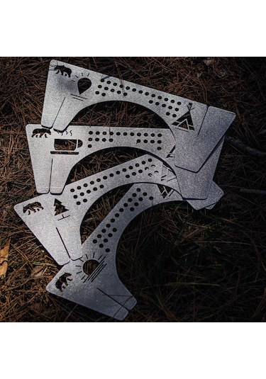 Kamp Ayısı Ottomanfire Bushcraft Jel Yakıtlı Osmanlı Ocağı Gri