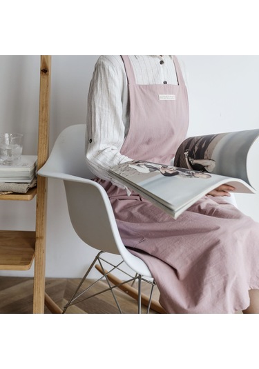 Dianziye Ev, Mutfak Ve Kafe İçin Siyah Kumaş Apron - Dayanıklı, Kullanıması Kolay Ev Gereci Diğer