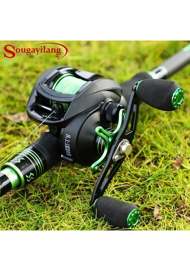 Motion003 Sougayilang Sağ El Baitcasting Makarası 12+1bb Antikorozif Antisalute 8.1:1 Yüksek Hız 8kg 17.6lbs Maksimum Sürükleme Karbon Fiber Alüminyum Gövde Tatlısu Tuzlu Su Uyumlu