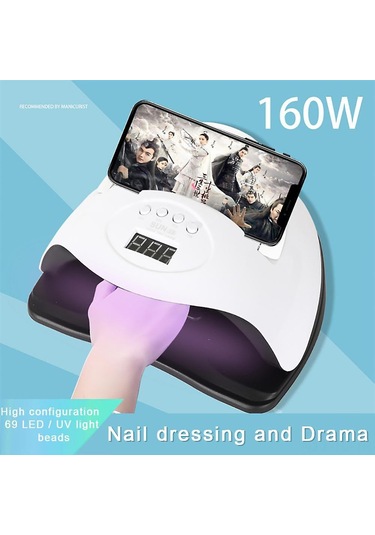 Skycity X9 Max Akıllı Fototerapi Cila Kurutma Lambası, 69 Led Işık Kaynağı, Hareket Algılama, Dört Zamanlama Modu, Manikür Aracı