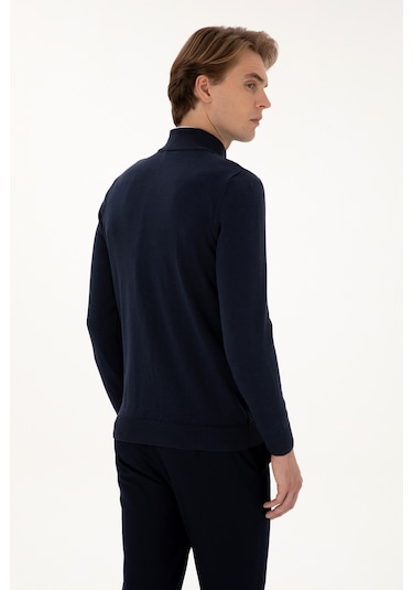 U.s. Polo Assn. Erkek Lacivert Hırka Triko 50307800-vr033 Lacivert