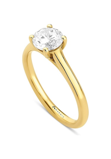 1.05 Karat Tektaş Pırlanta Yüzük Beyaz Altın