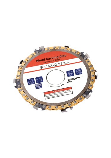 Xiyyadms 115mm Çelik Ahşap Kazıma Diski - 8 Dişli, Dayanıklı, Açı Grinder Uyumlu, Kesme Ve Şekillendirme İçin