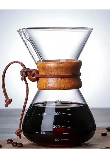 Filtre Kahve Demliği 400 ML Şeffaf