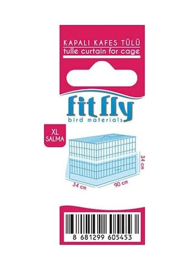 Fit Fly Lüx Kapalı Kafes Tülü Xl Salma