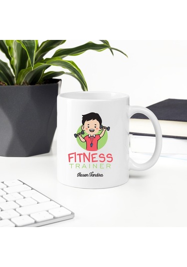 Fitness Eğitmenine Isme Özel Kupa