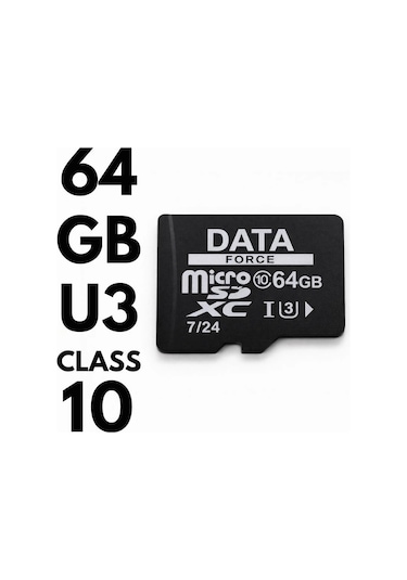 Dataforce 64gb U3 Hafıza Kartı 7/24