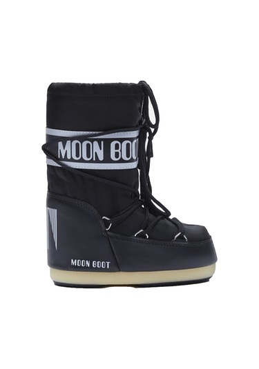 Moon Boot Moon Boot 80d1400440-n001 Moon Boot Nylon Unisex Çocuk Siyah Kar Botu Blk Siyah