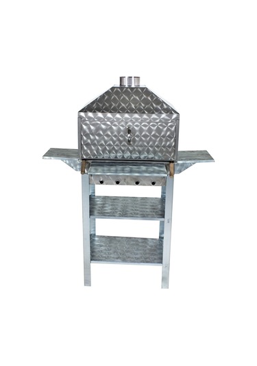 Metehan MTH-30 Lüx Davlumbazlı - Kapaklı - Bacalı - Maltız Izgaralı Mangal