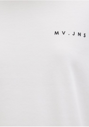 Mavi - Mv Baskılı Ekru Tişört 1613148-80194 Ekru