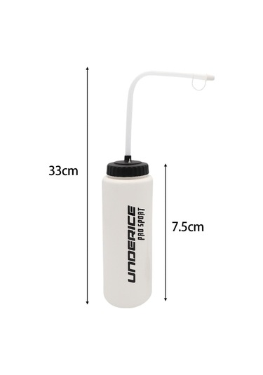 Suntek Futbol Boks Koşusu Için Spor Su Şişesi İçme Sıkma Beyaz