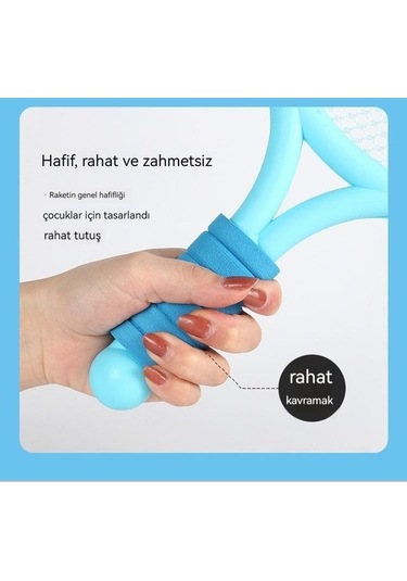 Trendooze Tenis Sunflower Raketi Maviyeni İçin Genç Eğitimi Başlayanlar Badminton Pv