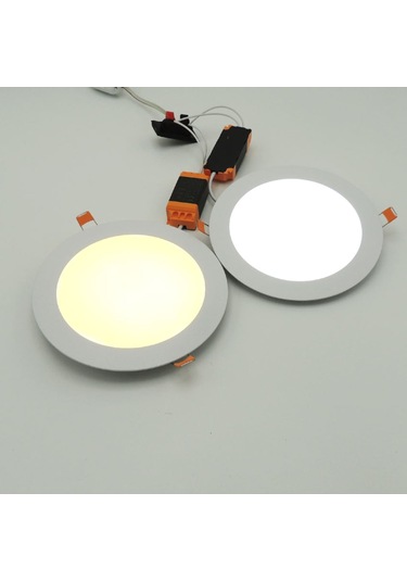 Sıva Altı Slim Led Panel Armatür Trafolu 3/6/9/12/16/20/25W 2Renk Beyaz
