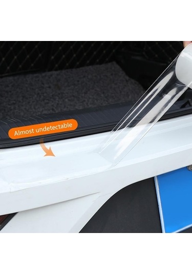 Novahub Araba Çıkartmaları Araba Kapı Eşiği Koruyucu Çok Fonksiyonlu Nano Etiket Bant Araba Kapısı Çizilmeye Dayanıklı Koruyun 3meters X 70mm