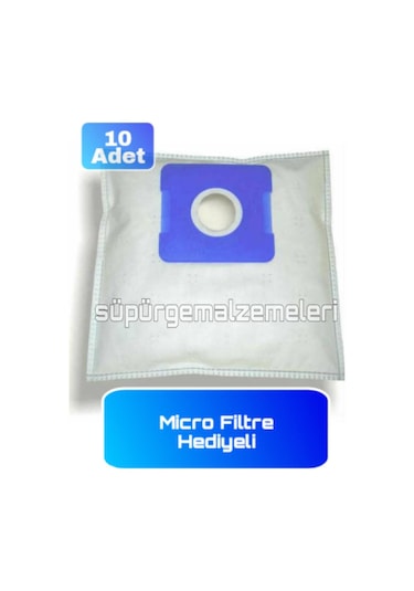 Homend Deepsilence 1228 - 1229 Bez Toz Torbası 10 Adet + Filtre