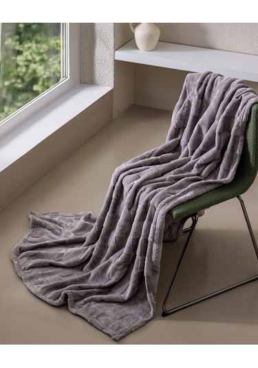 Vaporeux Welsoft Düz Tv Battaniye - Gri 8684427293096 Gri