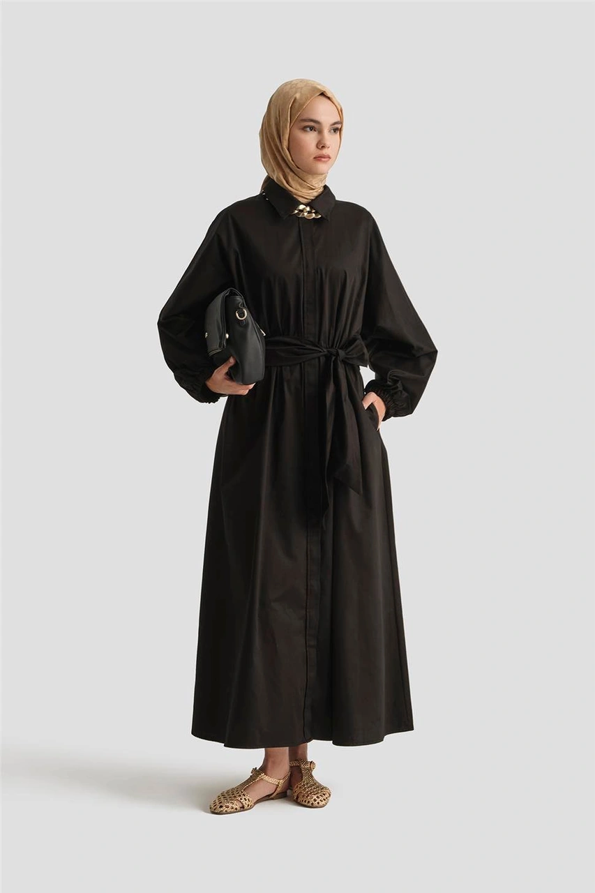 Armine Gömlek Elbise 25yd9025-1 Siyah Siyah