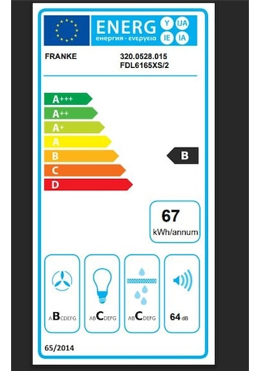 Franke Linfa FDL 6165 XS 60 CM Duvar Tipi Davlumbaz Inox Fiyatları