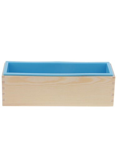 Suntek 3 Parça Dikdörtgen Silikon Sabun Somun Kalıp Ahşap Çok Renkli