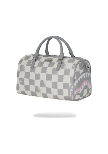 Sprayground Vanquish Krem Mini Seyahat Çantası El Çantası Gri