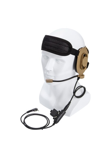 Baofeng UV-5R HD01 Bowman Elite II İki Yönlü Walkie Talkie 7.1 MM U94 Ptt Adaptörlü Kulaklık