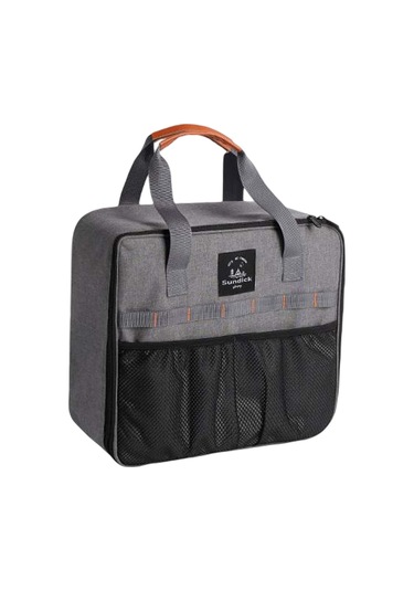 Suntek Kamp Sobası Taşıma Çantası Grill Tailgating Barbekü Gri