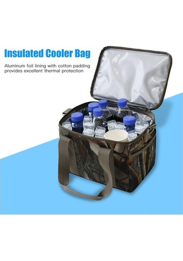 Tongxida Dış Mekan Piknik İçin Isı Yalıtkan Çanta, Sıcak/soğuk Saklama, Taşınabilir Faltlanabilir, Oxford Kumaş, Dikişli Kollu Çok Renkli