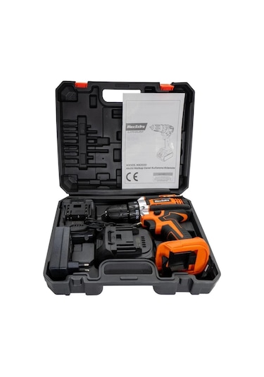 Max Extra MX1815 18V 1.5 Ah 10 MM Mandren Çift Akülü Matkap Vidalama