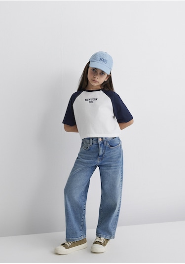 Çocuk Mavi - Azra 90lar Indigo Mavisi Jean Pantolon 7010510-88228 Mavi