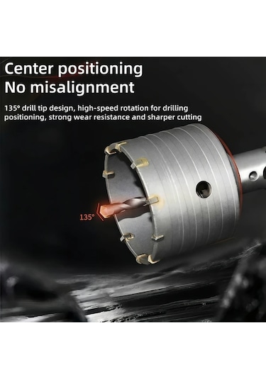 Willowhaven 68x200mm Sds Plus Beton Delici 3'lü Set Matkap Ucu