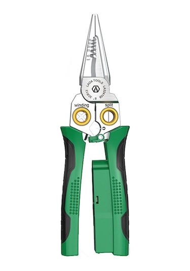 Ankatek Laoa Çok Fonksiyonlu Paslanmaz Çelik Elektrikçi Pensesi Elektriği Ölçebilir - Yeşil - La324108 La324108