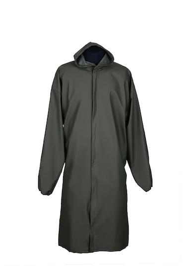 Aldos Balıkçı Pardesü Su Geçirmez Poliüretan Yağmurluk Haki