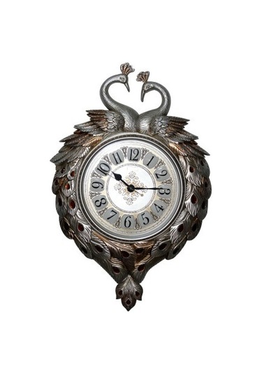 9013576768312drvs - Tavuskuşu Duvar Saati Çok Renkli