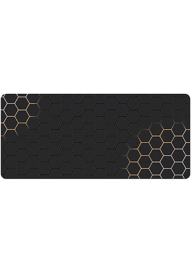 Cbtx 400x800x3mm Petek Desenli Kaymaz Kauçuk Mouse Pad Oyun Masaüstü Mat - Stil 5