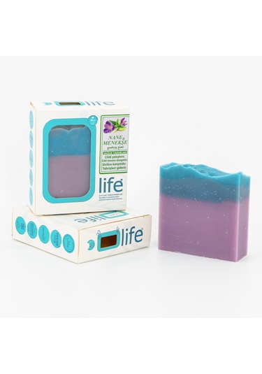 Olife Soap Doğal El Yapımı Menekşe Kokulu Sabunu 3 x 100 G