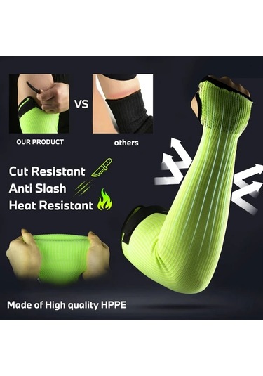 Willowhaven Orange Bahçe Ve Ev İşleri Kesilmeye Dayanıklı Kol Kılıfı