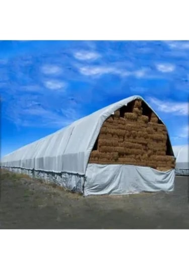 Beyaz Renk Ebatlı Branda. 3x6 Çadır 140 Gr/m2 Su Geçirmez Kamyon Saman İnşaat Gölgeleme Çadırı