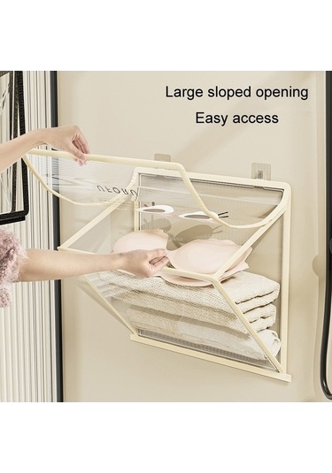 Tongxida Bosphorusboutique Su Sones Şeffaf Saklama Renk: Bej Çorap Çantası, Çanta Bej Banyo Askılı Mn Diğer