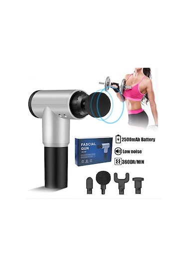 Kas Rahatlatıcı Şarjlı 4 Başlıklı Darbeli Titreşimli 5256 Çok Renkli