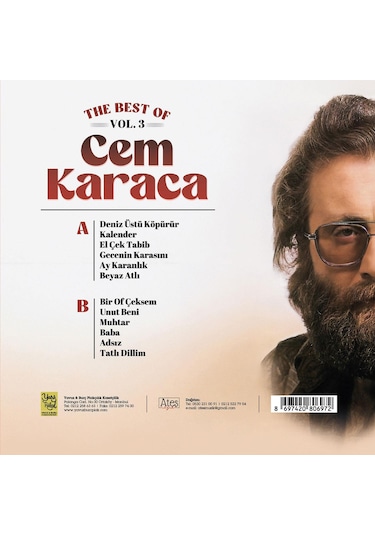 Cem Karaca - The Best Of Vol.3 Plak