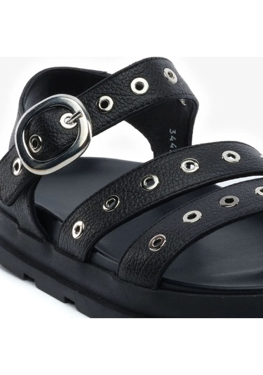 Greyder Kadın Siyah Hakiki Deri Sandalet 5y2cs34470 7561 Sıyah